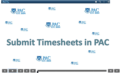 Submit Timesheets