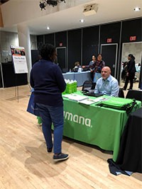 Benefits Expo - Humana table