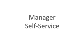 Manager Self-Service