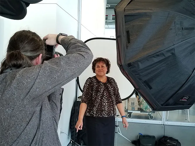 Expo getting a headshot