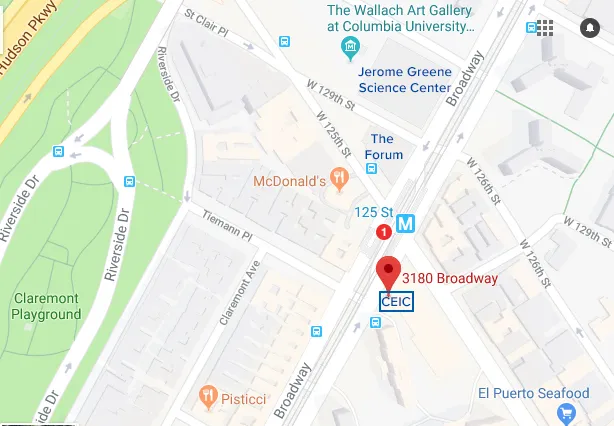 CEIC location map